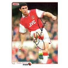 Signed picture of Martin Keown the Arsenal footballer. 